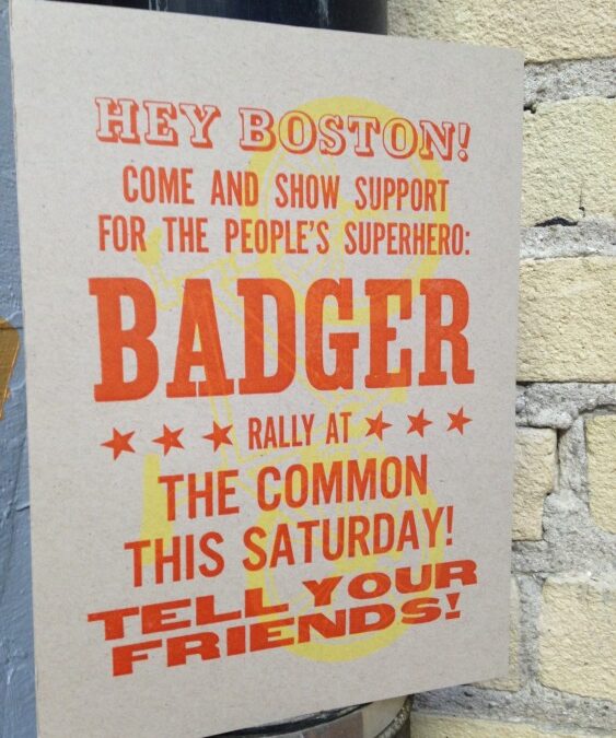 Badger handbill