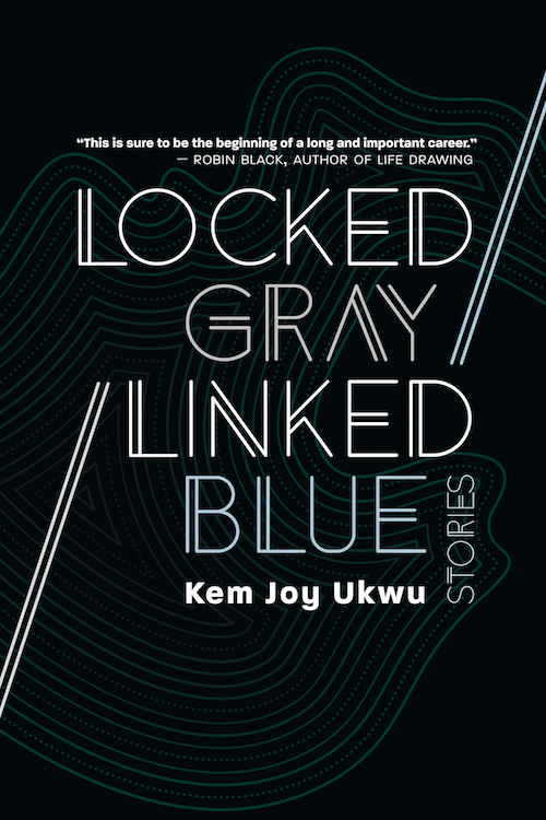 Locked Gray Linked Blue by Kem Joy Ukwu